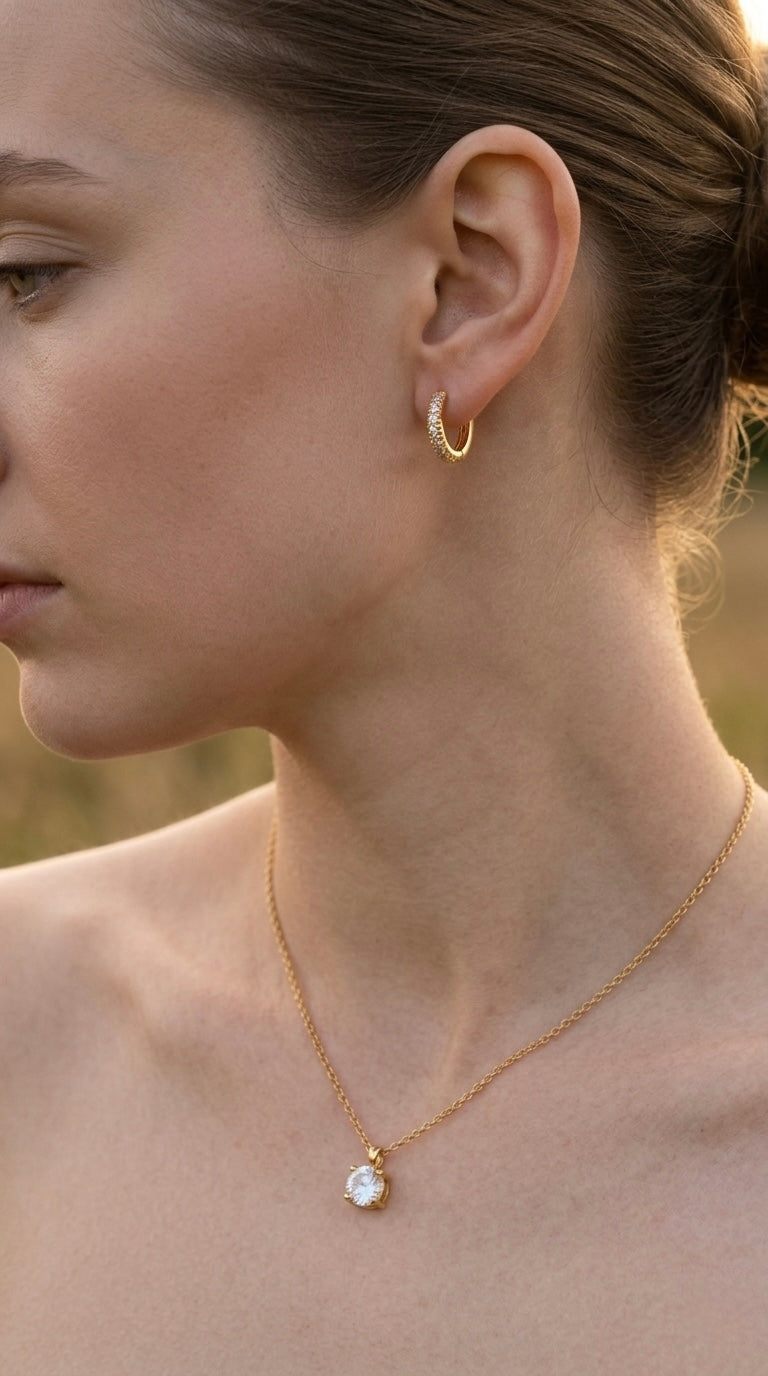 Luma Huggie Hoops