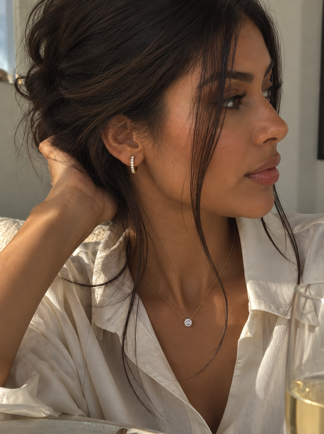 Luma Huggie Hoops