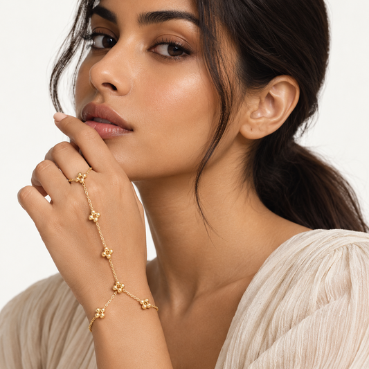 Ravi Gold Hand Chain